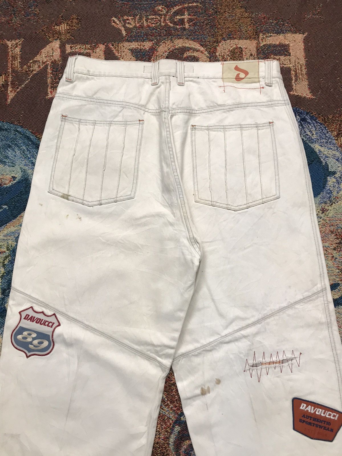 Other Vintage HipHop patched baggy denim Size US 40 / EU 56 - 18 Thumbnail
