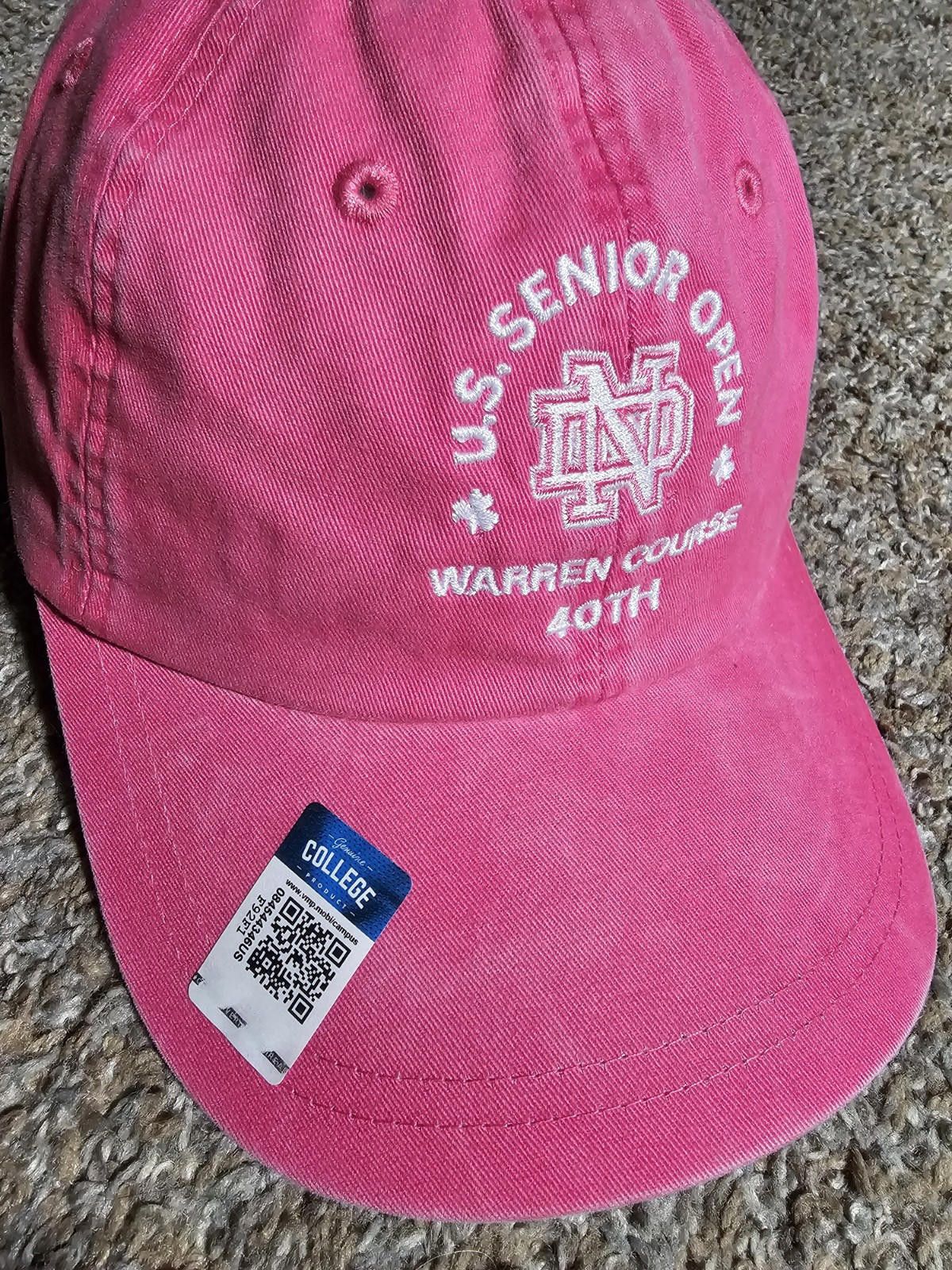 Designer Notre Dame Senior Open Warren Golf Course 40th Kate Lord hat Size ONE SIZE - 2 Thumbnail