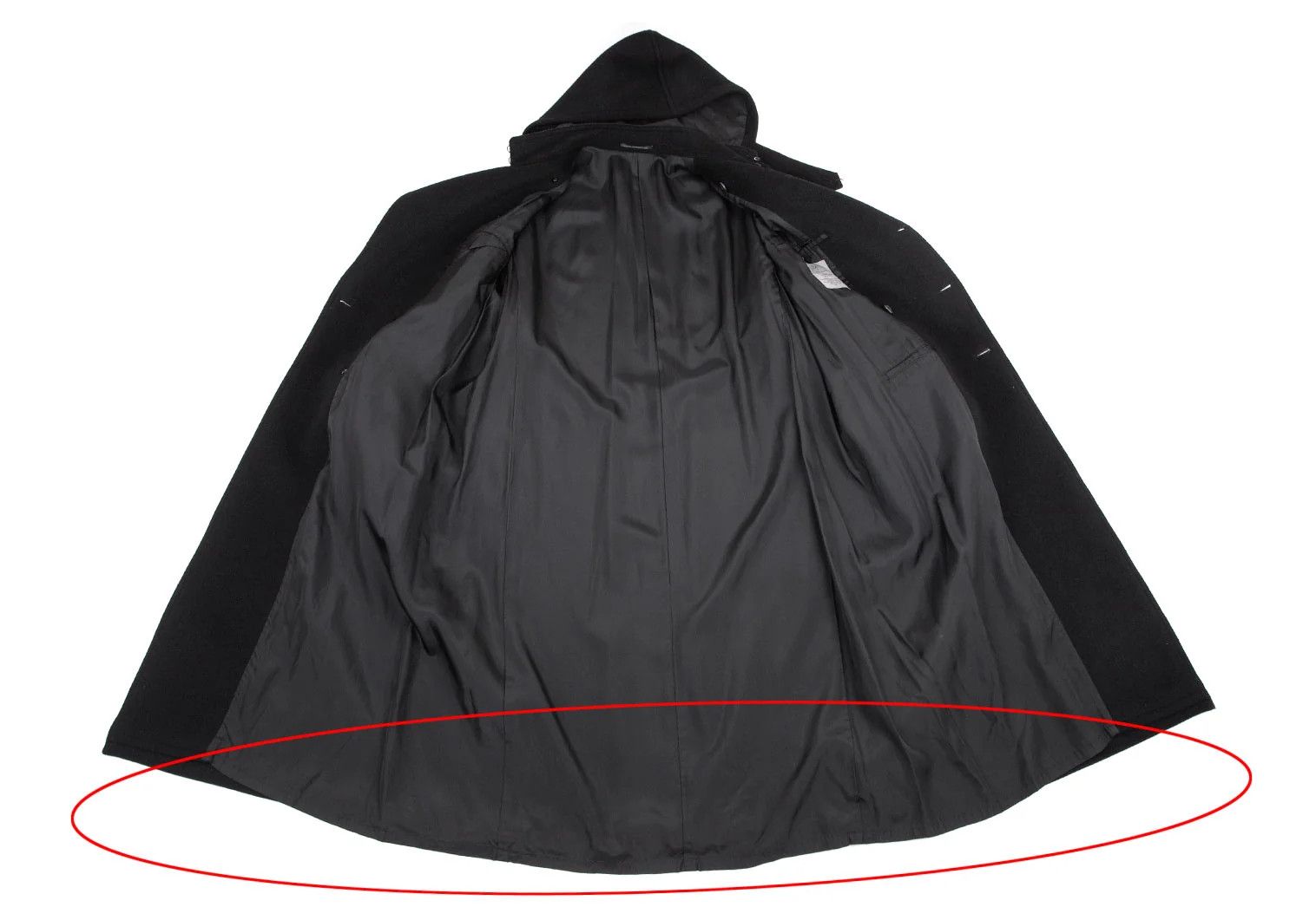Yohji Yamamoto Yohji Yamamoto Wool Double Hooded Coat Size US M / EU 48-50 / 2 - 12 Thumbnail