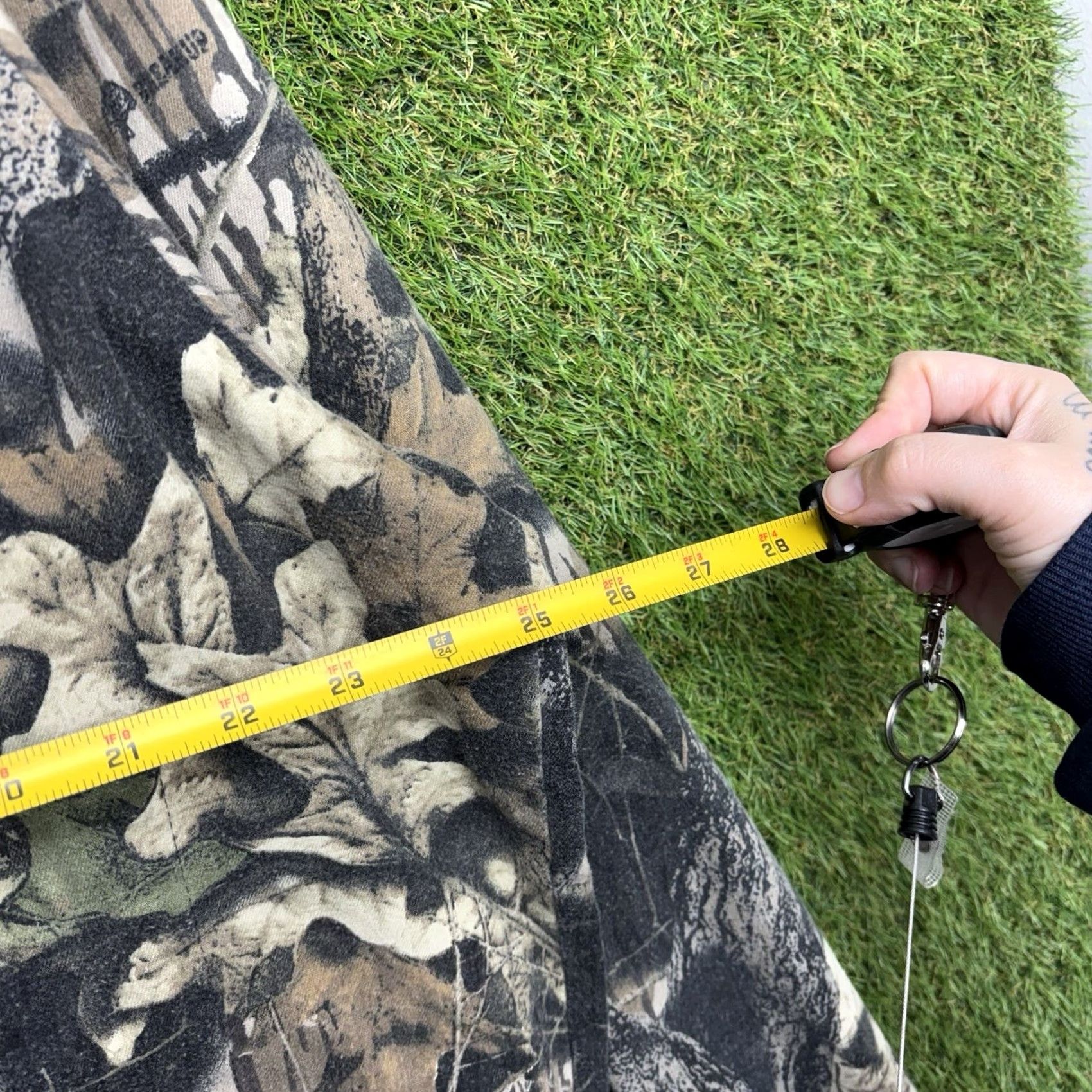 Vintage VINTAGE Mossy Oak Jacket Mens 2XL Camouflage Green Leaf USA Snap Button Bomber Jacket Shirt Size US XXL / EU 58 / 5 - 6 Thumbnail