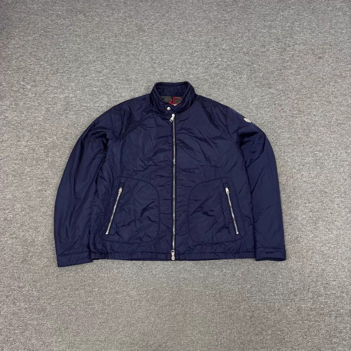 Moncler Blue Zip-Up Bomber Jacket Size US XXL / EU 58 / 5 - 1 Thumbnail