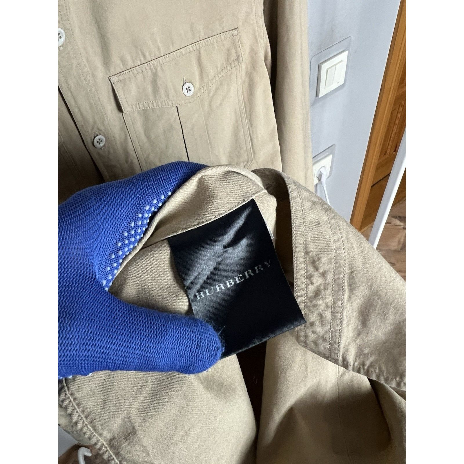 Burberry Prorsum RARE! Burberry Prorsum Men`s Beige Overshirt Jacket Size S Size US S / EU 44-46 / 1 - 12 Thumbnail