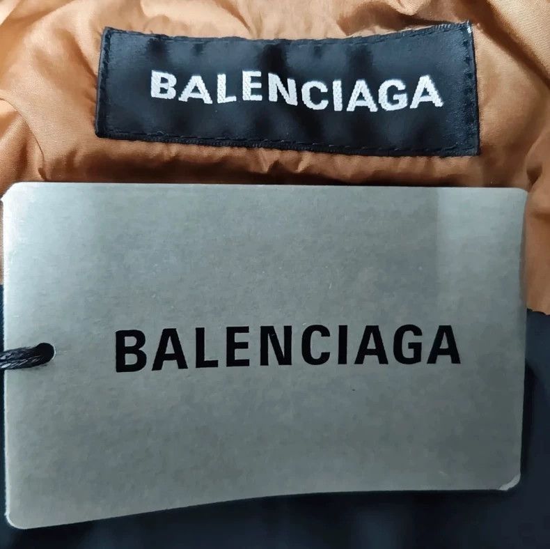 Balenciaga balenciaga logo down jacket for sale Size US XXL / EU 58 / 5 - 2 Thumbnail