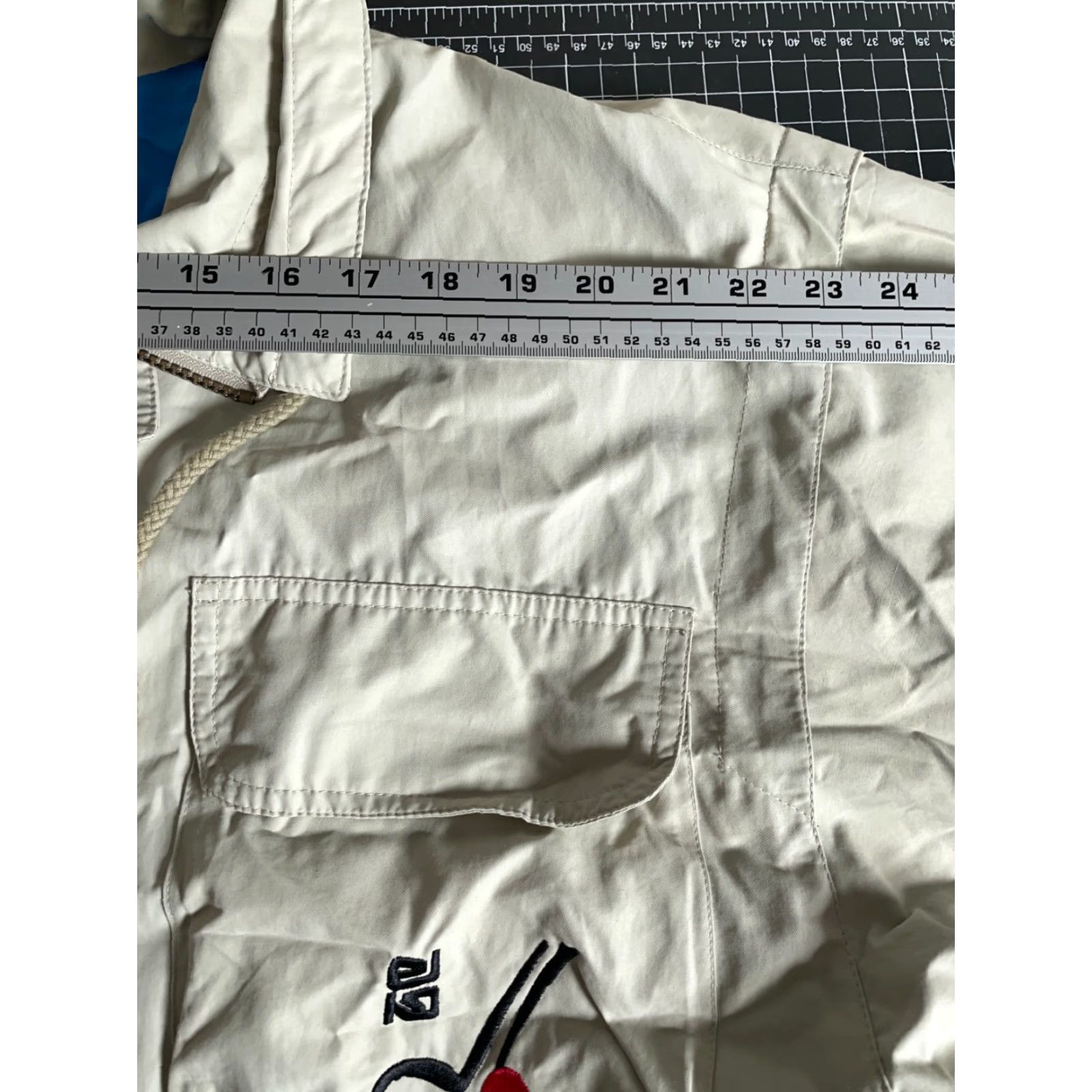 Vintage VINTAGE elho Parka Jacket Beige Nylon XL Men 42 / XL Full Zip Hooded Pockets 90s Retro 90s Mens Size US XL / EU 56 / 4 - 7 Thumbnail