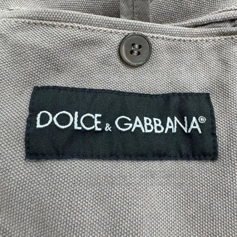 Dolce & Gabbana DG Beige Denim Blazer Jacket. Size US L / EU 52-54 / 3 - 3 Thumbnail