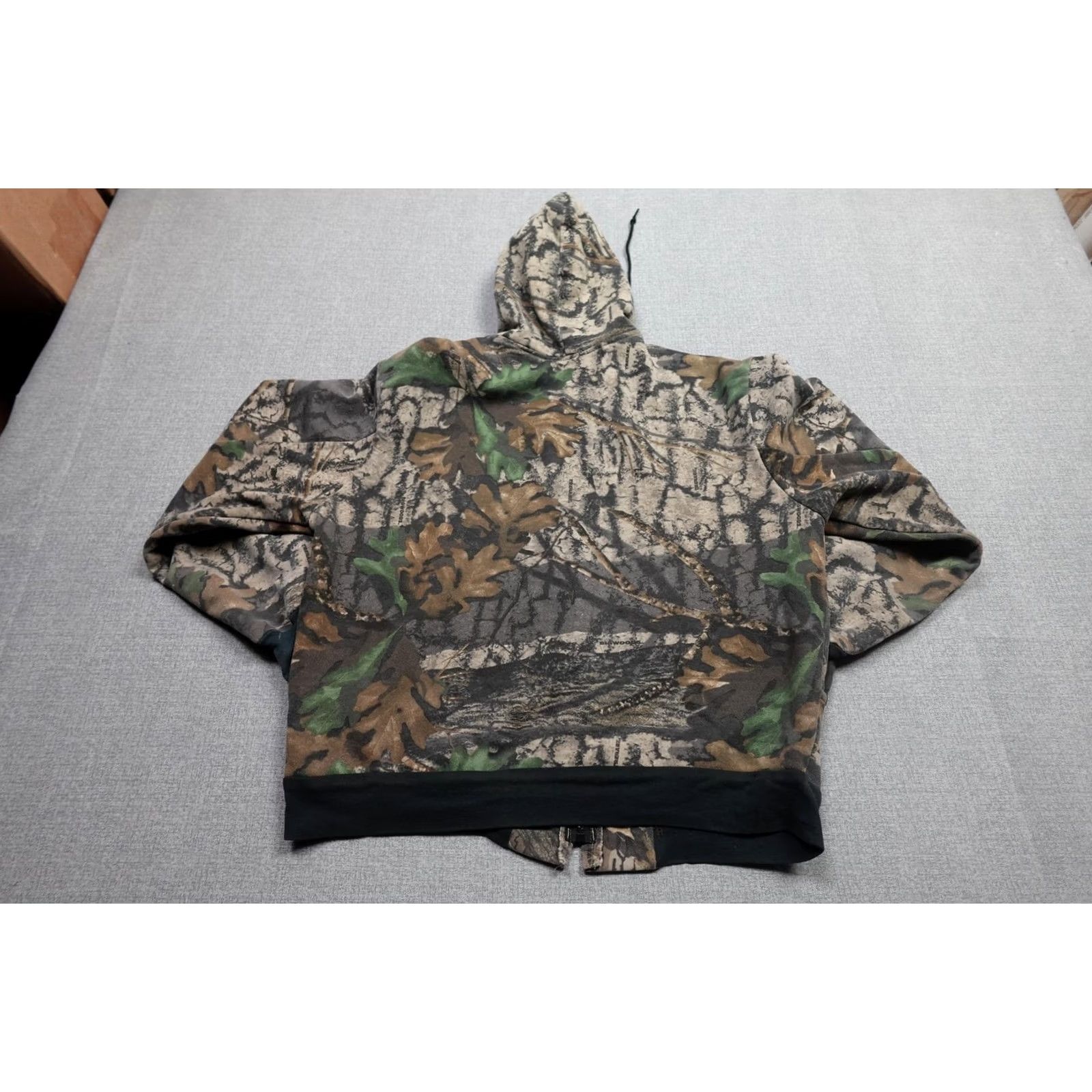 Vintage VINTAGE Trailcrest Camo Sweatshirt Hoodie Mens XL Full Zip Pockets Outdoor Hunting Winter Camouflage Cotton Polyester Fleece Jacket Size US XL / EU 56 / 4 - 5 Thumbnail