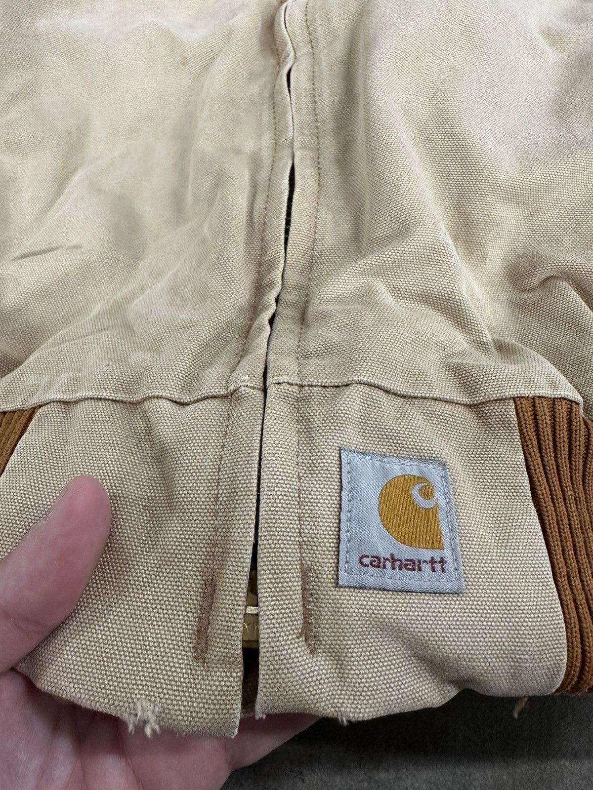 Carhartt Vintage 90s Carhartt Brown Quilted Lined Santa Fe Jacket Size US XXL / EU 58 / 5 - 8 Thumbnail