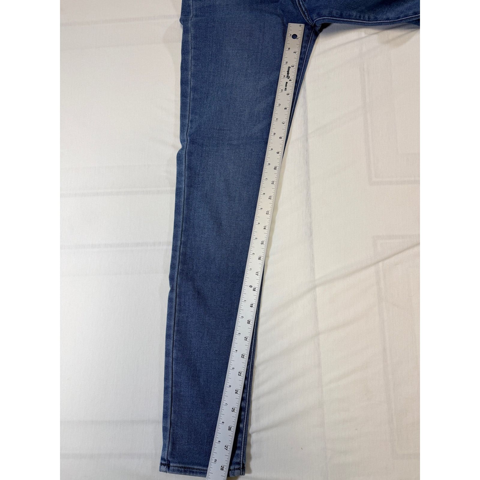 Levi's Levi’s 720 High Rise Super Skinny Jeans Women’s Blue Denim Size 28" / US 6 / IT 42 - 7 Thumbnail