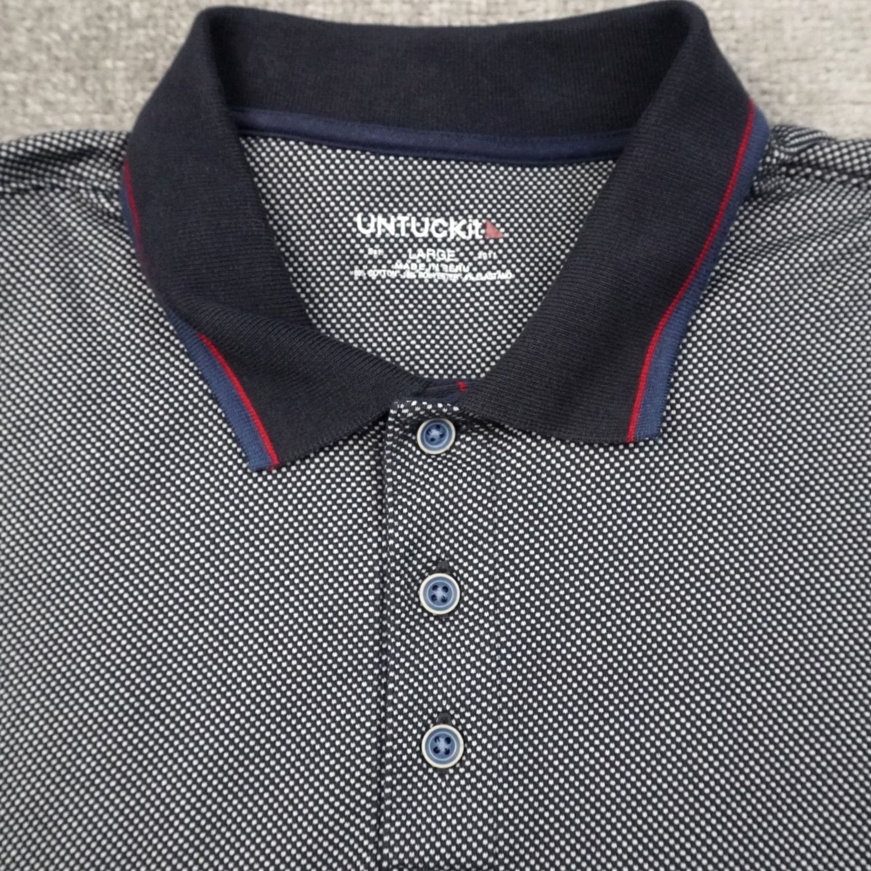 UNTUCKit UNTUCKit Polo Shirt Men L Multicolor Long Sleeve Collared Button Tee Shirt Size US L / EU 52-54 / 3 - 7 Thumbnail