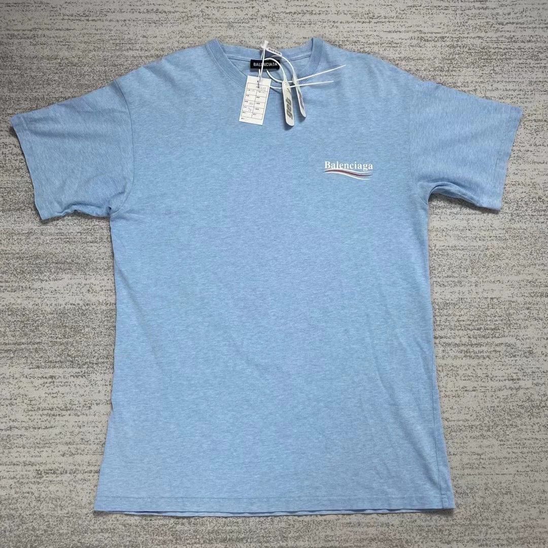 Balenciaga Balenciaga smog blue cola short sleeved shirt Size US XS / EU 42 / 0 - 1 Thumbnail