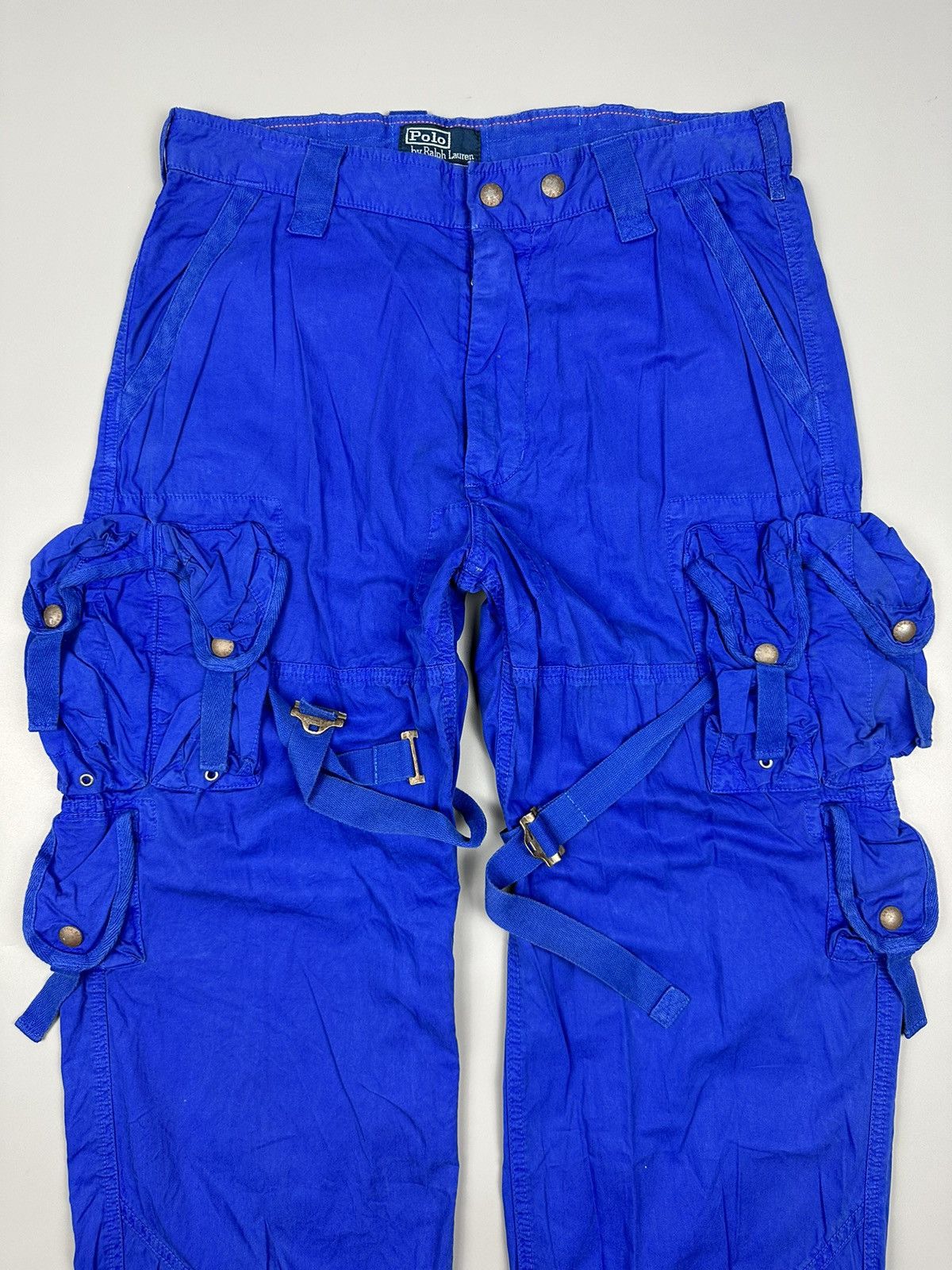 Polo Ralph Lauren × Vintage 🔥Rare🔥 Polo Ralph Lauren Bondage Multi Pocket Cargo Pants Size US 33 - 3 Thumbnail