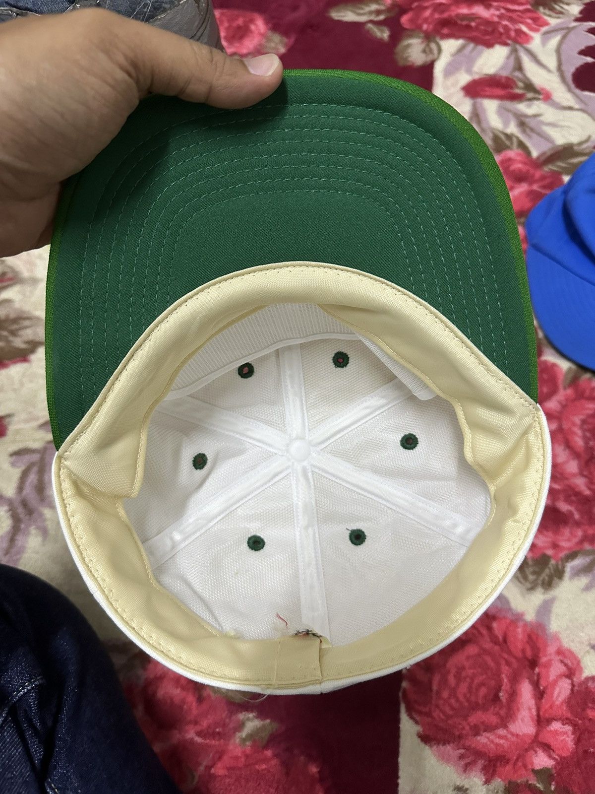 Japanese Brand × Vintage Vintage Baseball Plain Fitted Hat Size ONE SIZE - 6 Thumbnail