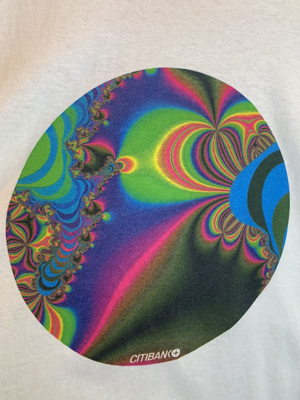 Vintage *RARE* Vintage 90’s Fractal Art CitiBank Promo T-Shirt - XL Size US XL / EU 56 / 4 - 2 Thumbnail