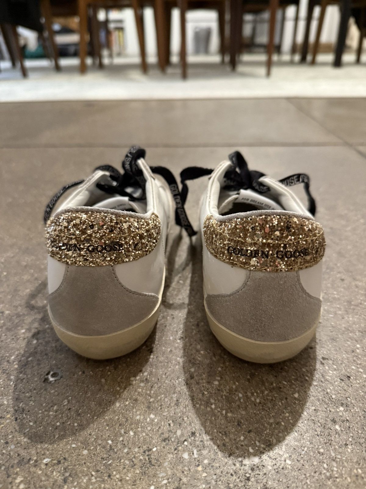 Golden Goose Exclusive Golden Goose Glitter Superstar Sneakers - Size 37 Size US 7 / IT 37 - 2 Thumbnail