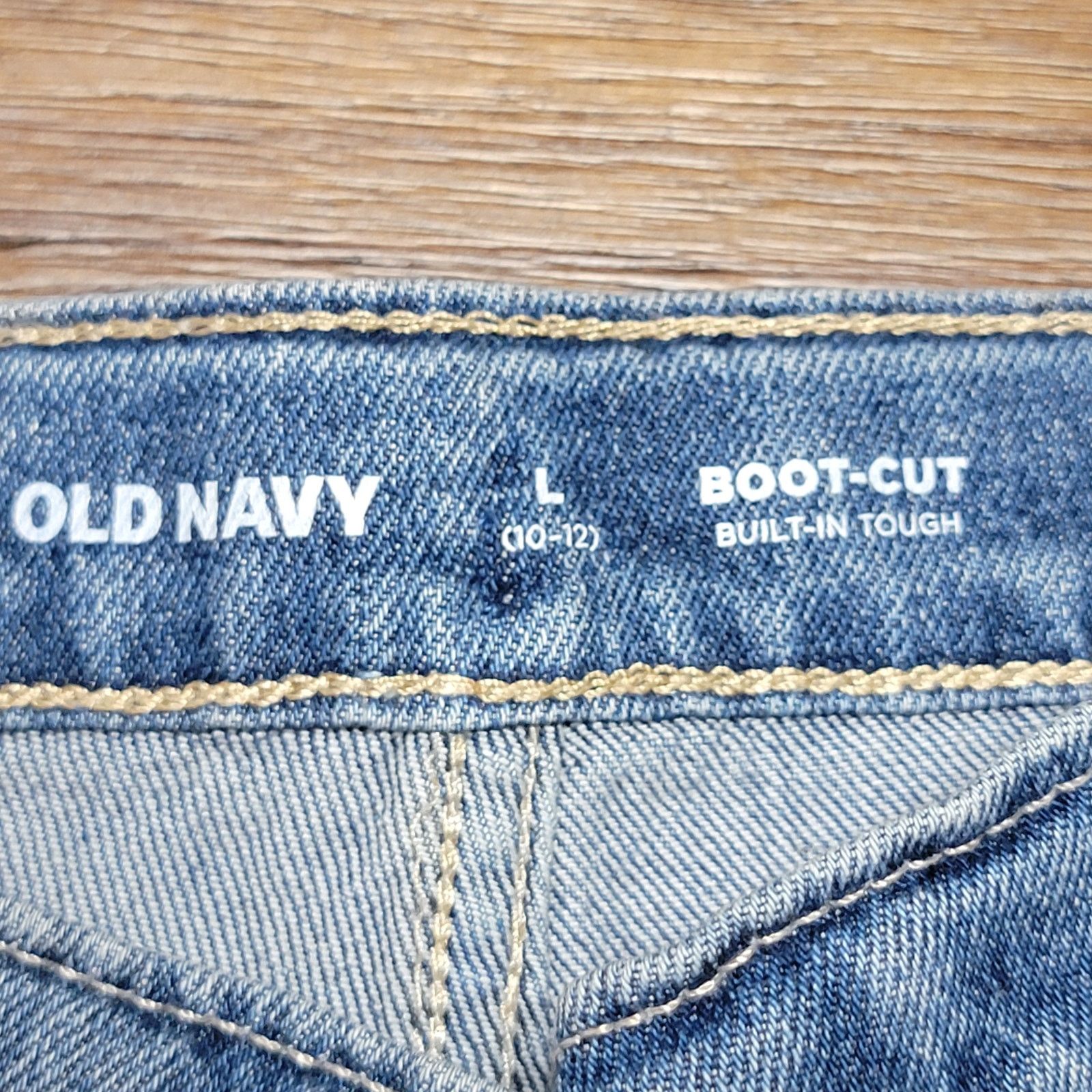 Old Navy Old Navy Girls Boot Cut Denim Pull On Jeans - Large (10-12) Size 26" / US 2 / IT 38 - 5 Thumbnail