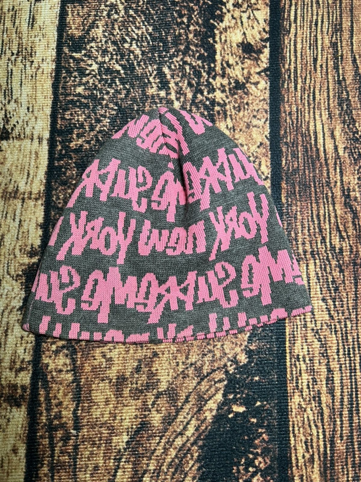 Supreme 2001AW monogram graffiti beanie 帽子 Supreme 2001AW