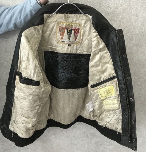 Avirex AVIREX leather jacket, All American System, 90s hip hop M Size US M / EU 48-50 / 2 - 3 Thumbnail