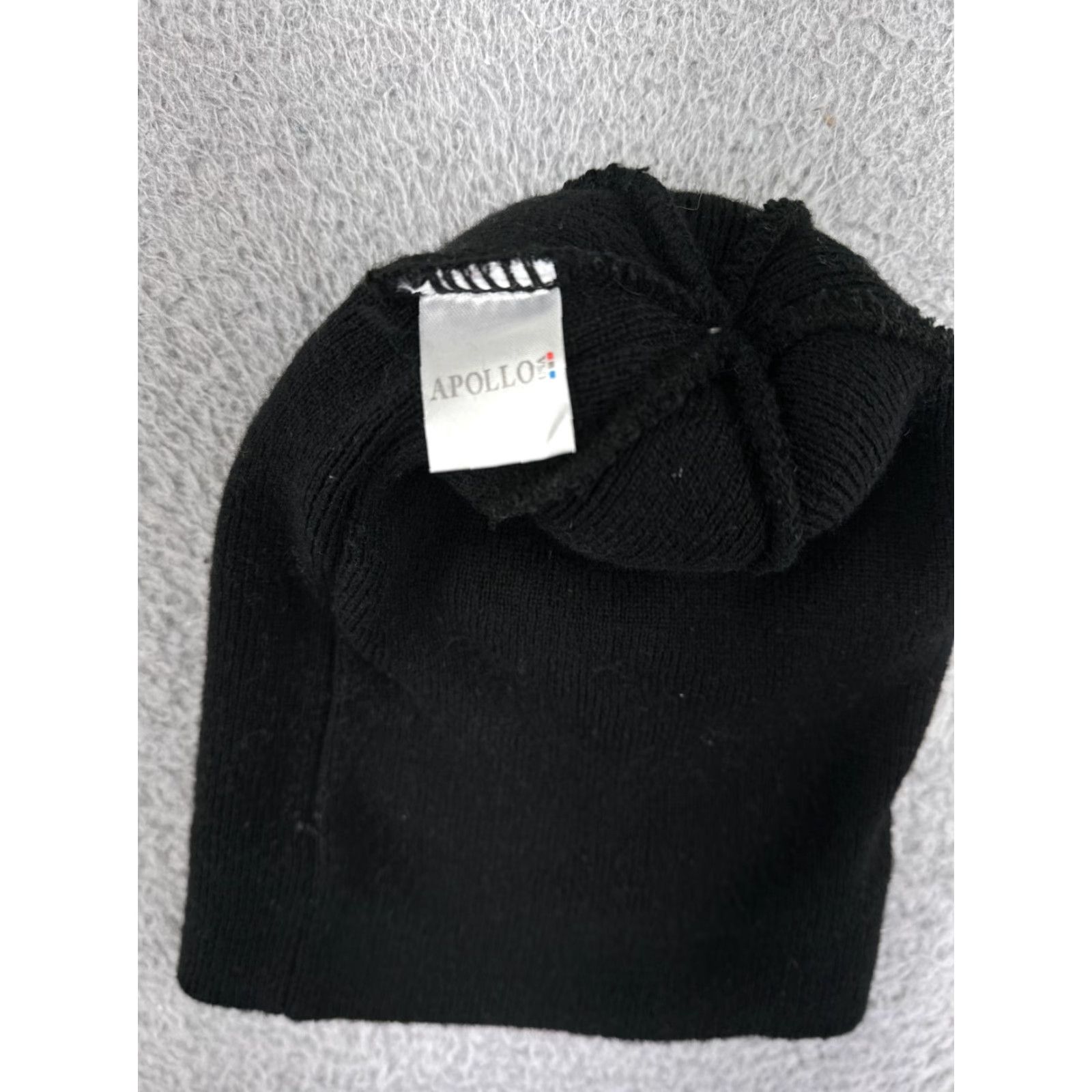 Vintage UCYC Beanie Hat Adult One Size Black Acrylic Pom Logo Casual Mens Size ONE SIZE - 5 Thumbnail