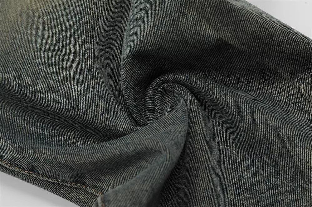 Japanese Brand × Jean Washed distressed retro trend loose straight jeans Size US 32 / EU 48 - 6 Thumbnail
