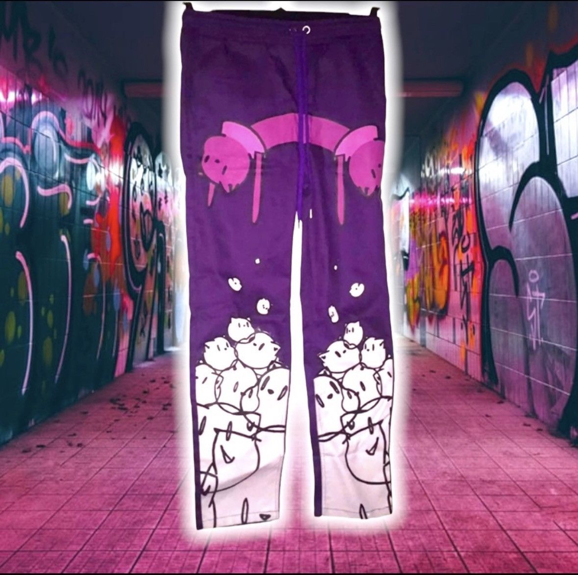 Handmade 🆕 GaViN "GiLF" SouTH GuCCI The cat CHiNoS🐈👖 Size US 30 / EU 46 - 1 Thumbnail