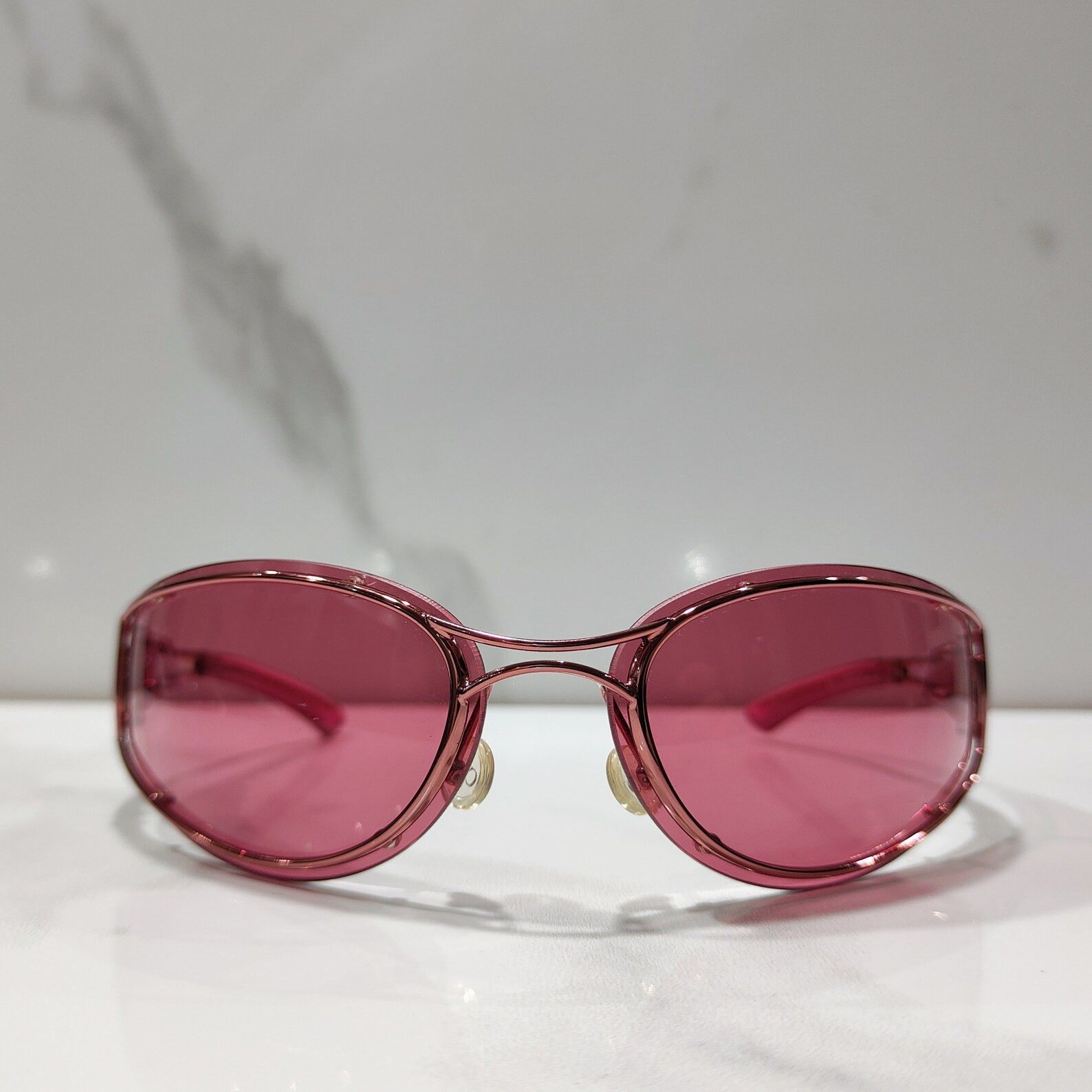 Dior Dior Sunglasses Trailer Parc 2001 Pink Ski Mask Bike Vintage Size ONE SIZE - 5 Thumbnail