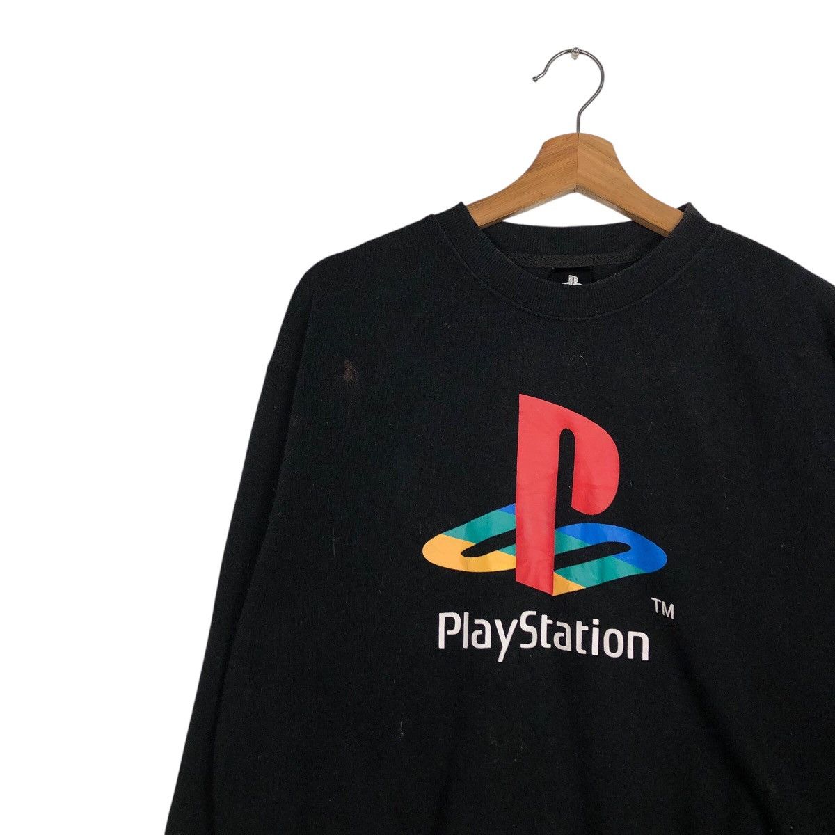 Japanese Brand 📌Vintage Sweatshirt Crewneck Playstation Big Logo Size US L / EU 52-54 / 3 - 8 Thumbnail