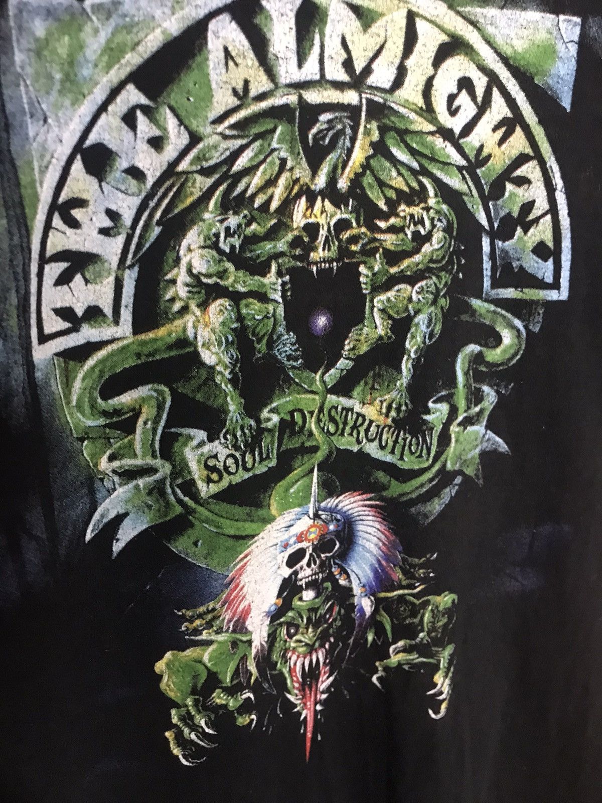 Band Tees Vintage The Almighty Soul Destruction 1991 tour t-shirt Size US XL / EU 56 / 4 - 4 Thumbnail