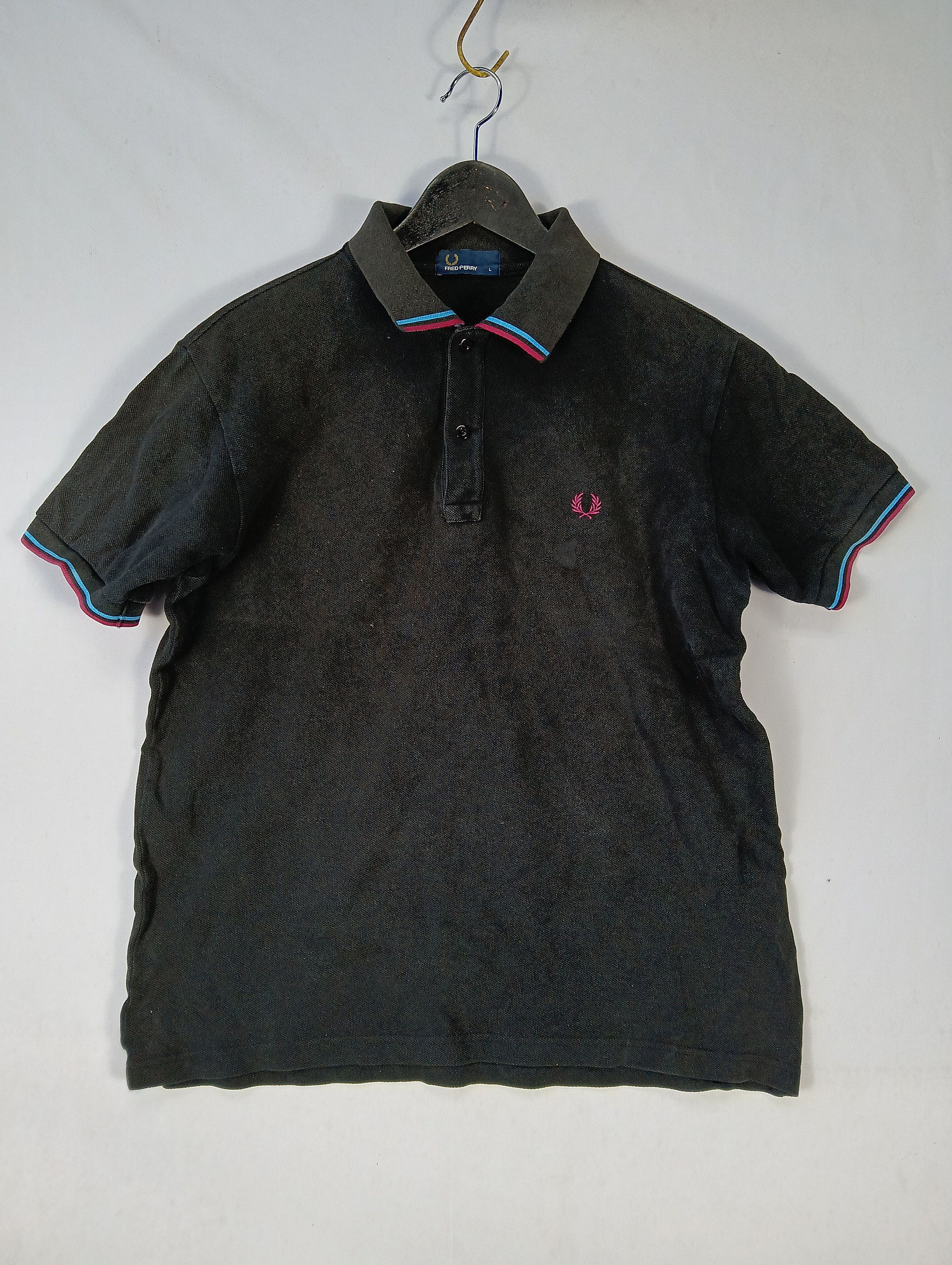 Fred Perry FRED PERRY COLLAR TEE JAPAN RINGER Size US L / EU 52-54 / 3 - 1 Thumbnail