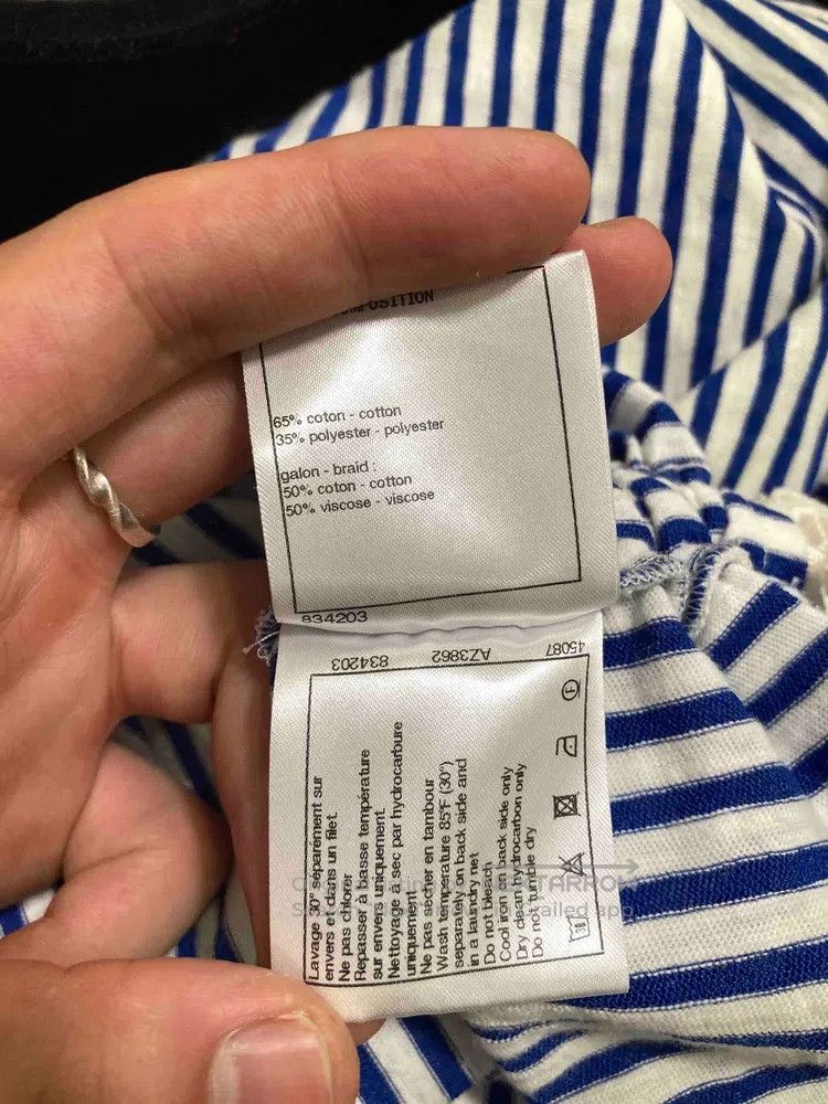 Chanel Chanel Blue and white striped short-sleeved dress Size XS / US 0-2 / IT 36-38 - 8 Thumbnail