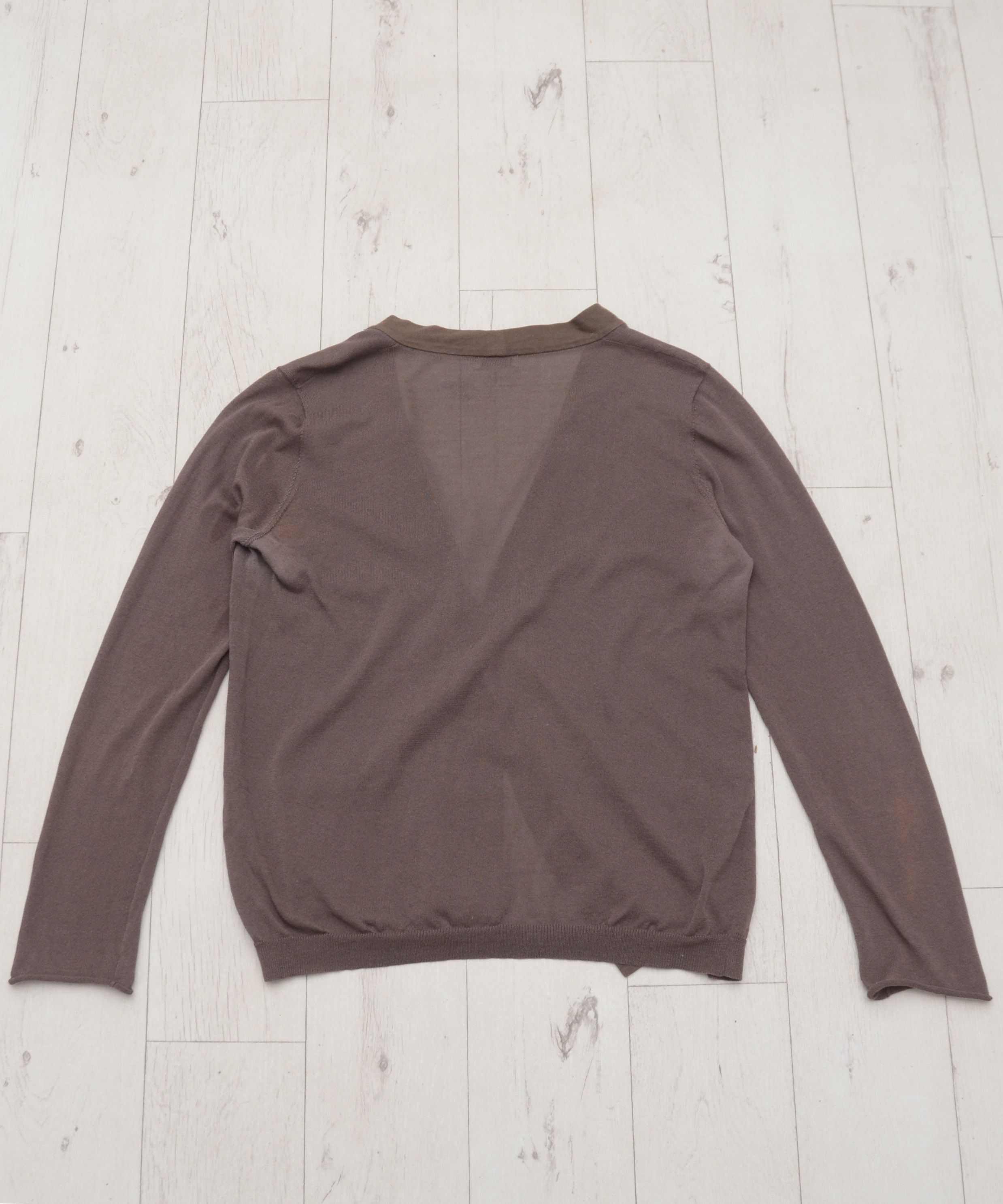 Brunello Cucinelli × Vintage Vintage Brunello Cucinelli Cotton Cardigan Brown Old Money Size XL / US 12-14 / IT 48-50 - 7 Thumbnail