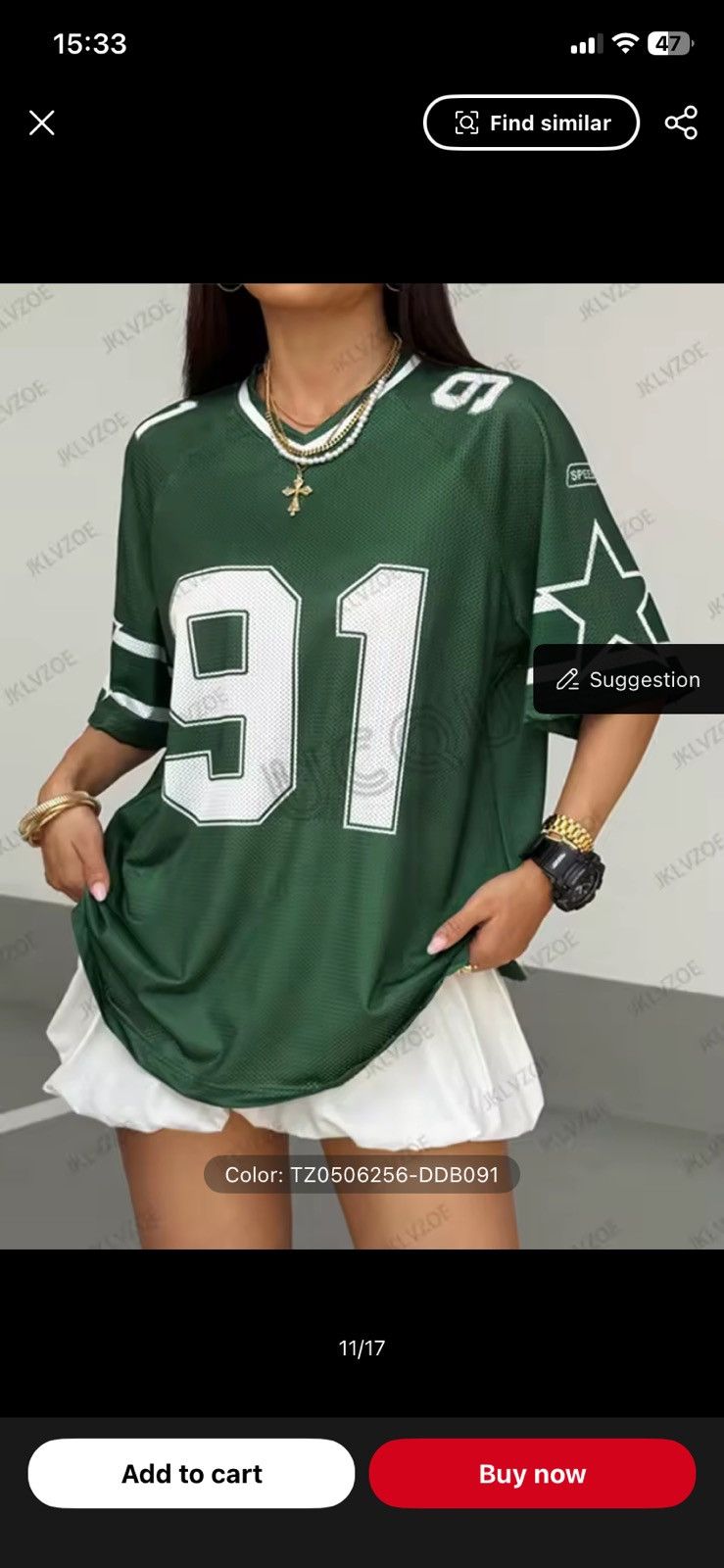 Other Y2K streetwear jersey top. Size M / US 6-8 / IT 42-44 - 11 Thumbnail