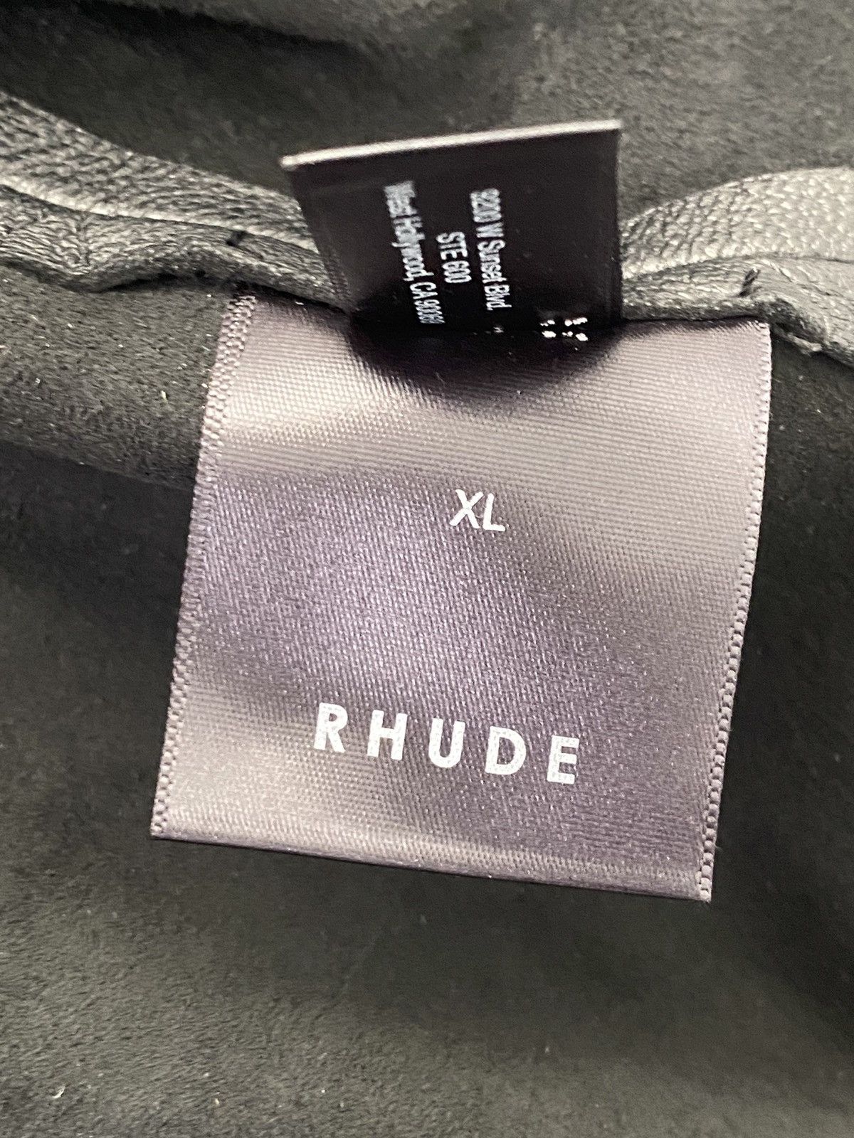 Rhude RHUDE LEATHER SHIRT Size US XL / EU 56 / 4 - 5 Thumbnail