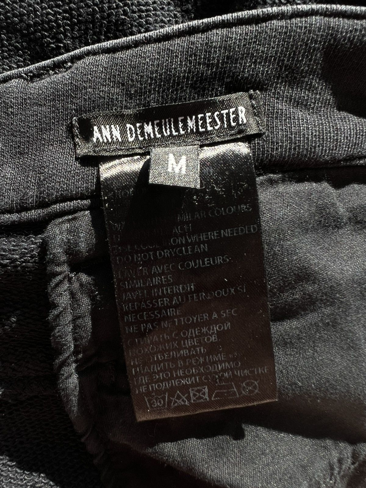 Ann Demeulemeester Ann Demeulemeester Cotton Biker Slim Pants Size US 32 / EU 48 - 19 Thumbnail