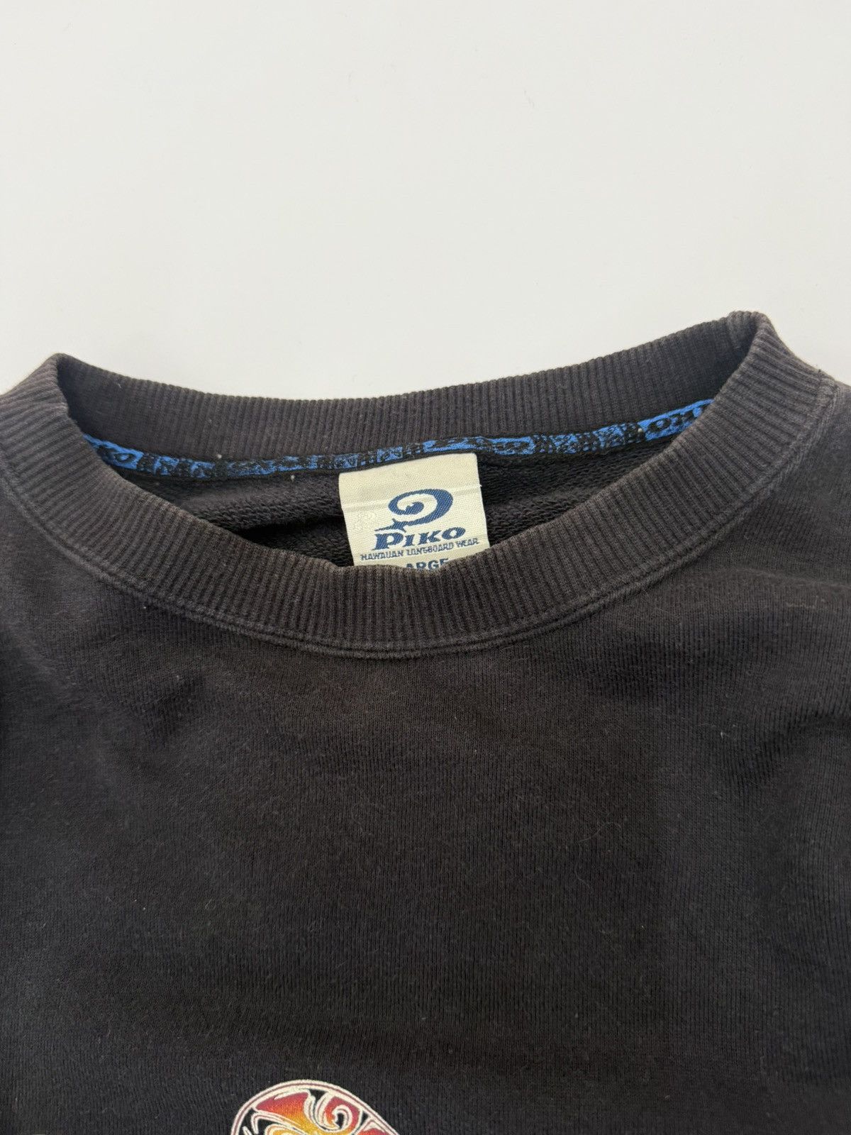 Sun Surf 🔥 FLAME 🔥 Piko Longboard Wear Big Logo Roundneck Sweat - L Size US L / EU 52-54 / 3 - 6 Thumbnail