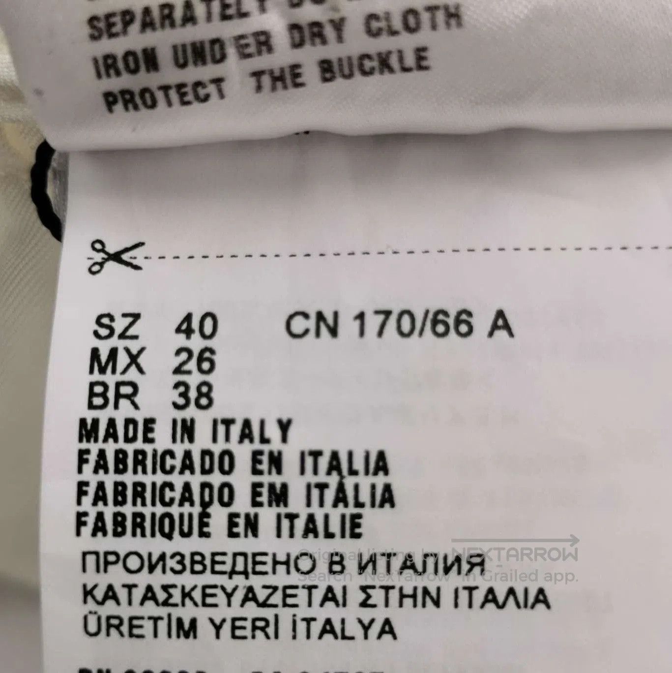 Prada Prada Logo Belted White Shorts . Size 39" - 7 Thumbnail