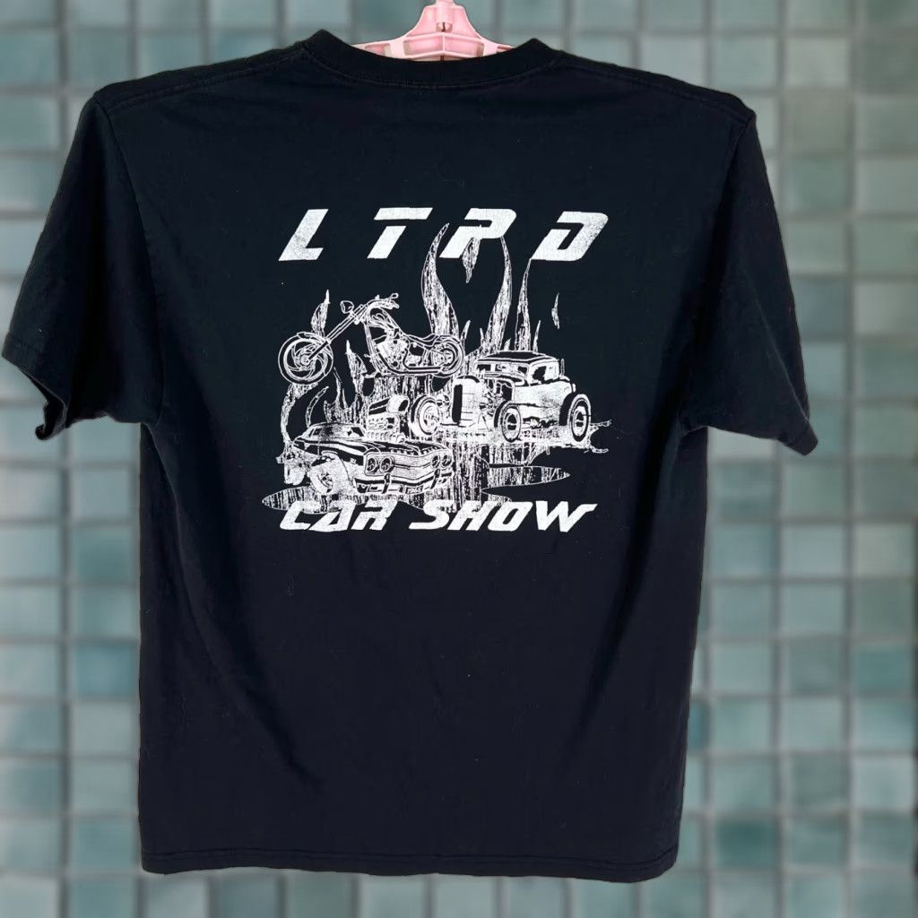 Jerzees JERZEES Car Show T-Shirt Adult Large Black Short Sleeve Crew Neck 2 Sided Graphics Mens Size US L / EU 52-54 / 3 - 1 Thumbnail