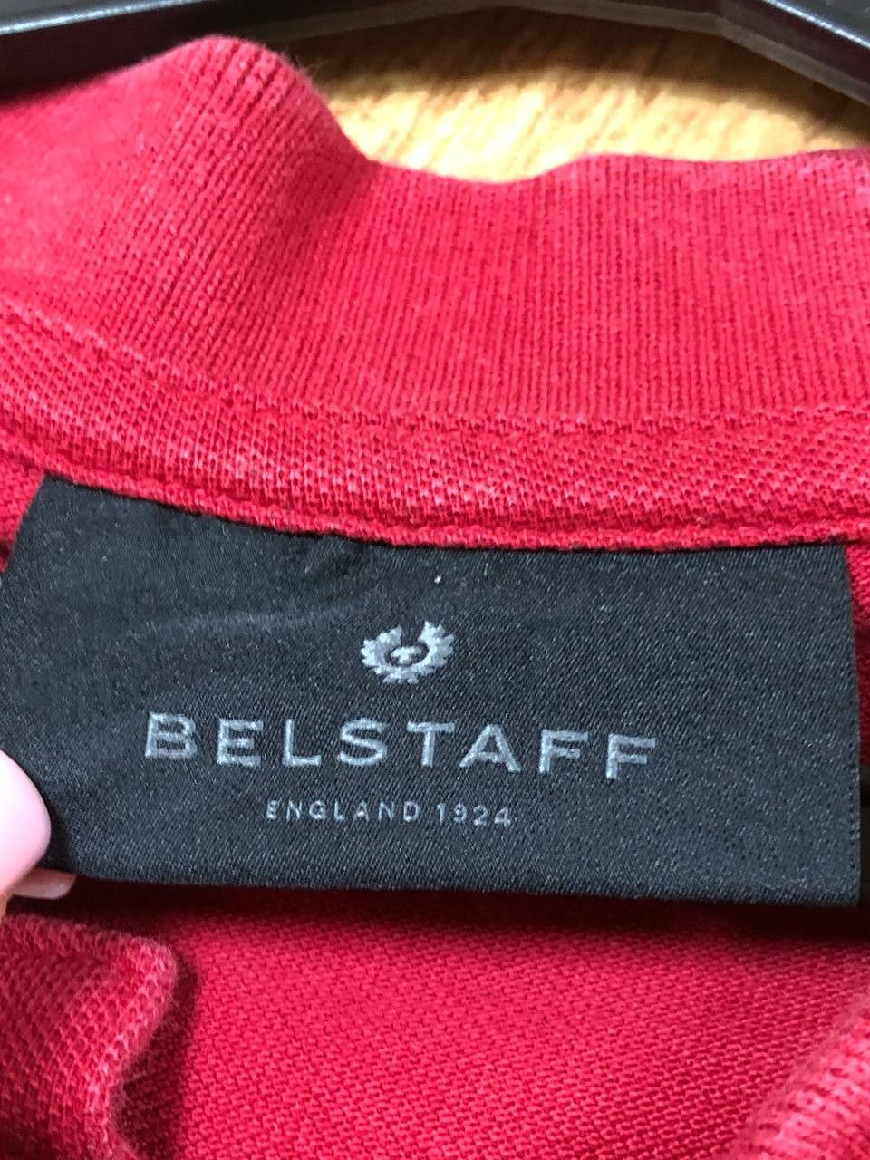 Belstaff Streetwear Polo Belstaff red logo T-Shirt Y2K Vintage Size US M / EU 48-50 / 2 - 2 Thumbnail