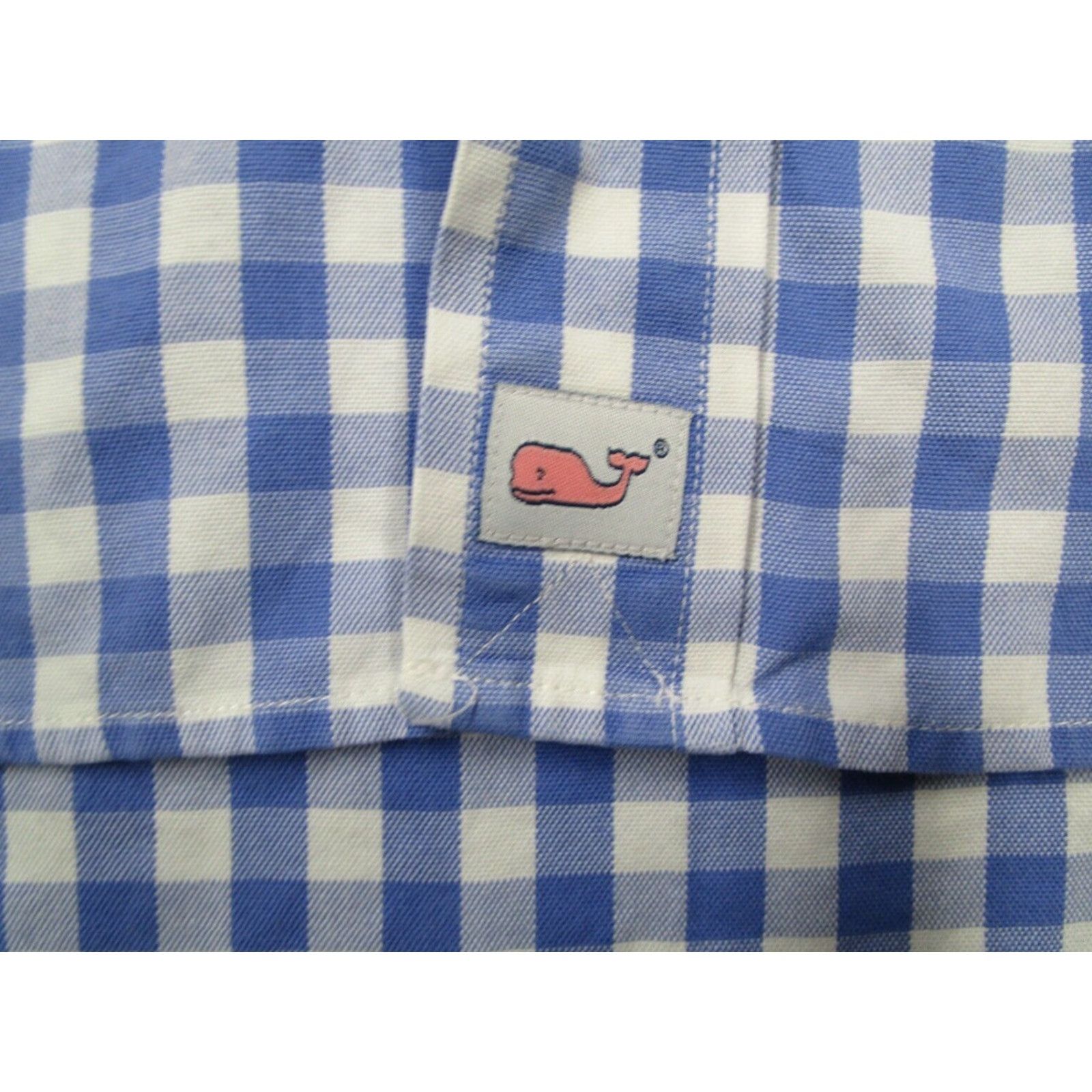 Vineyard Vines Vineyard Vines Button-Up Shirt Mens XL Blue Twill Whale Logo Size US XL / EU 56 / 4 - 4 Thumbnail