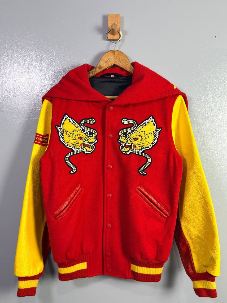 Opening Ceremony Opening Ceremony China Global Varsity Leather Jacket Size US S / EU 44-46 / 1 - 3 Thumbnail
