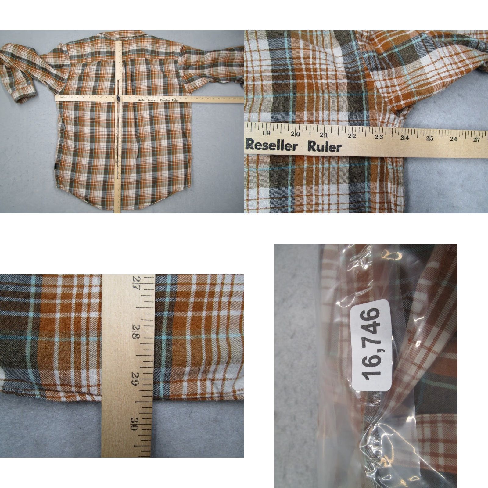 Patagonia Patagonia Shirt Mens Large Brown Plaid Button-Up 100% Organic Cotton Classic Fit Long Sleeve Button | Wool? No — (avoid new info) Size US L / EU 52-54 / 3 - 8 Thumbnail