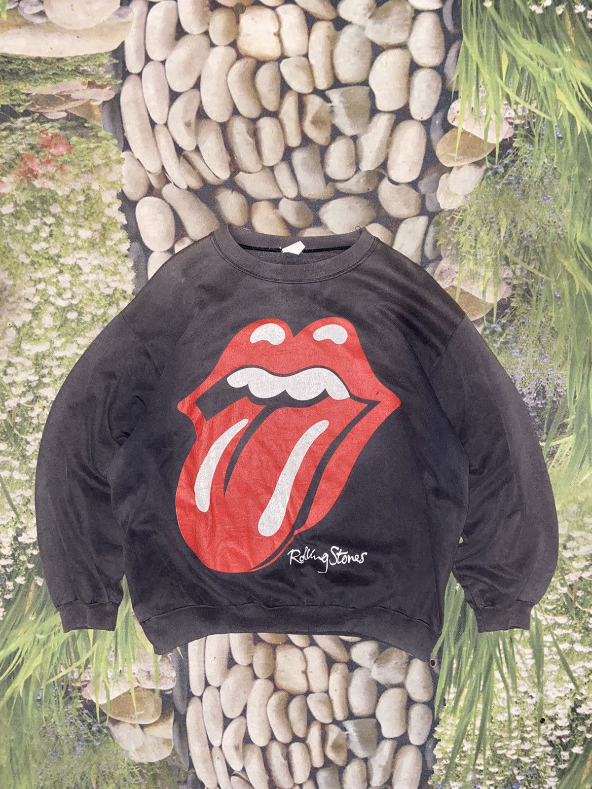 Band Tees × Vintage VINTAGE SWEATSHIRT THE ROLLING STONES Size US L / EU 52-54 / 3 - 3 Thumbnail