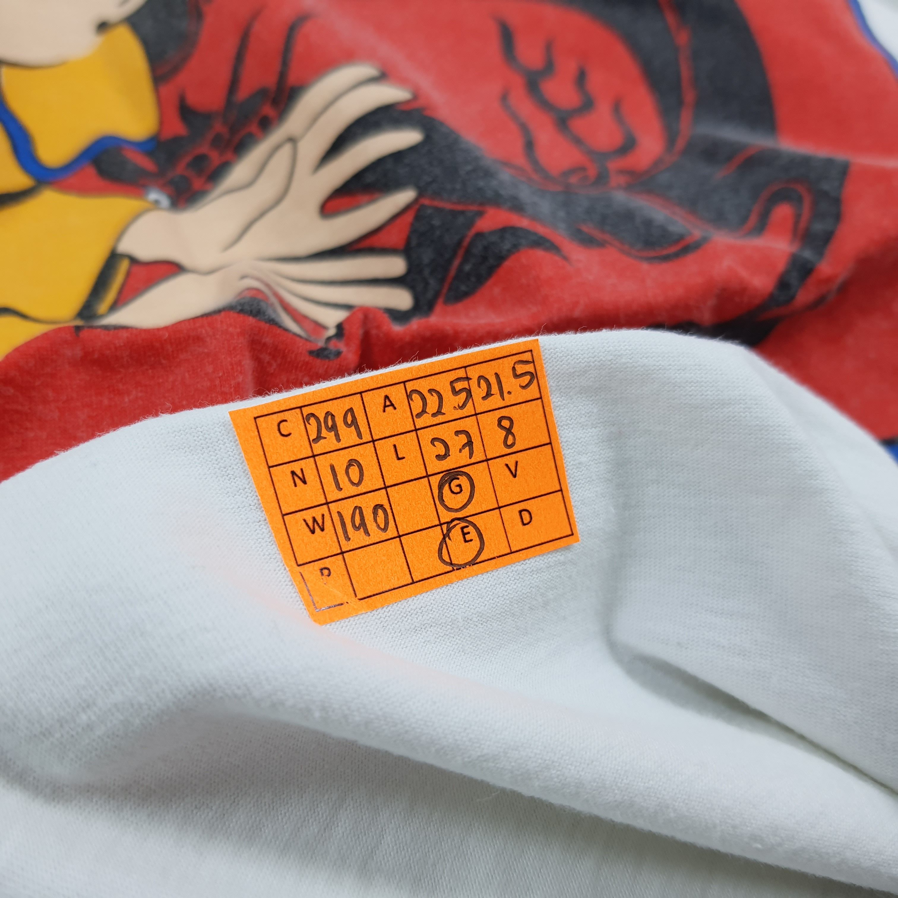 Vintage Vintage Adventure of Tintin American Graphic Tshirt C299N10 Size US L / EU 52-54 / 3 - 5 Thumbnail