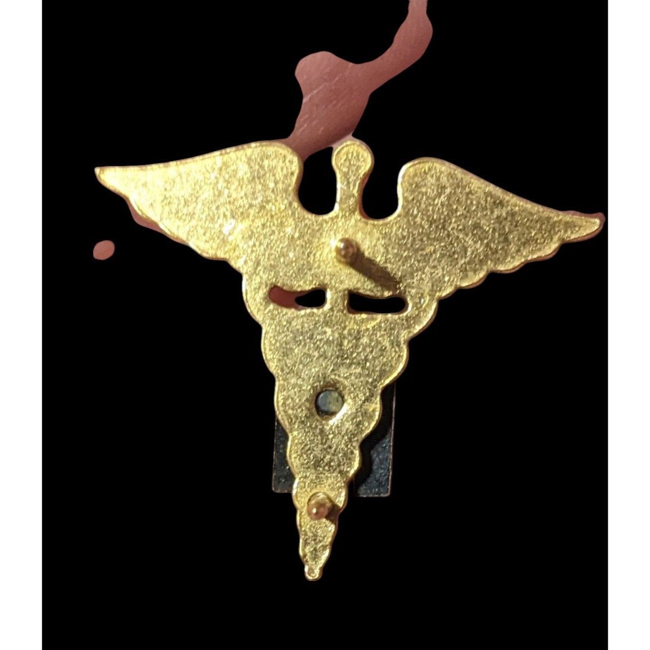 Other Nurse Corp Black And Gold Tone 1 Inch Lapel Pin Size ONE SIZE - 2 Thumbnail