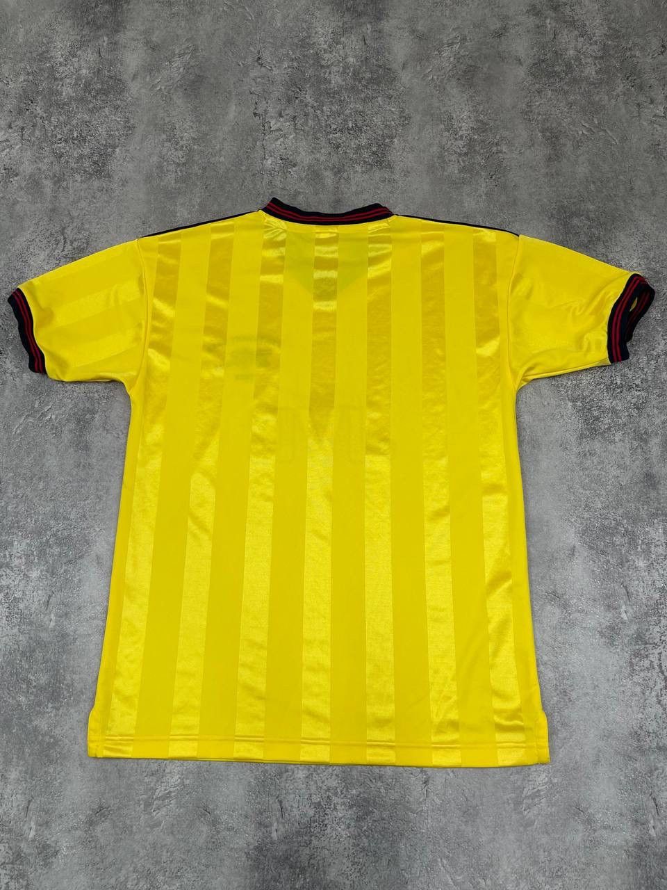 Other Arsenal Heritage Men Away Football Jersey JVC 1985 Yellow Size US M / EU 48-50 / 2 - 6 Thumbnail