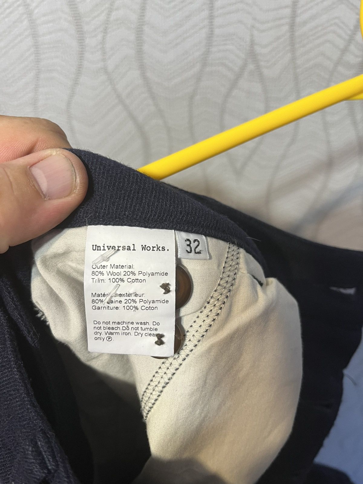 Universal Works Universal Works Dark Navy Wool Casual Shorts Size 32 Size US 32 / EU 48 - 9 Thumbnail