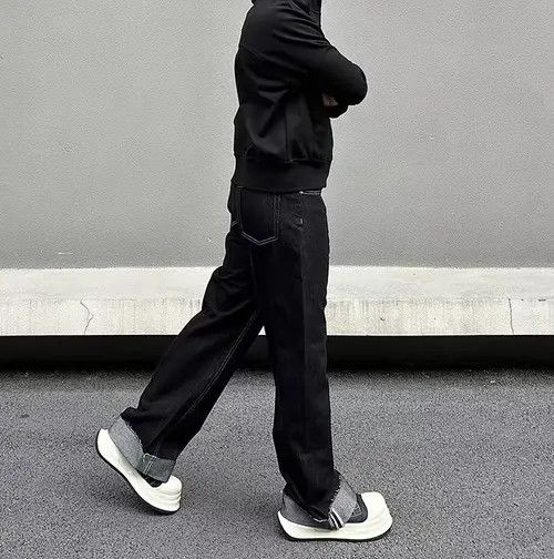 Japanese Brand Kuriyama x Ami Street Loose Casual Vintage Black Jeans Size US 30 / EU 46 - 5 Thumbnail