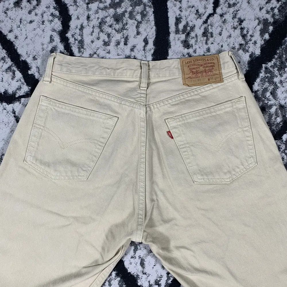 Levi's × Vintage Vintage Levis 507 02 W32 L34 Beige Pants Jeans Straight Size US 32 / EU 48 - 4 Thumbnail