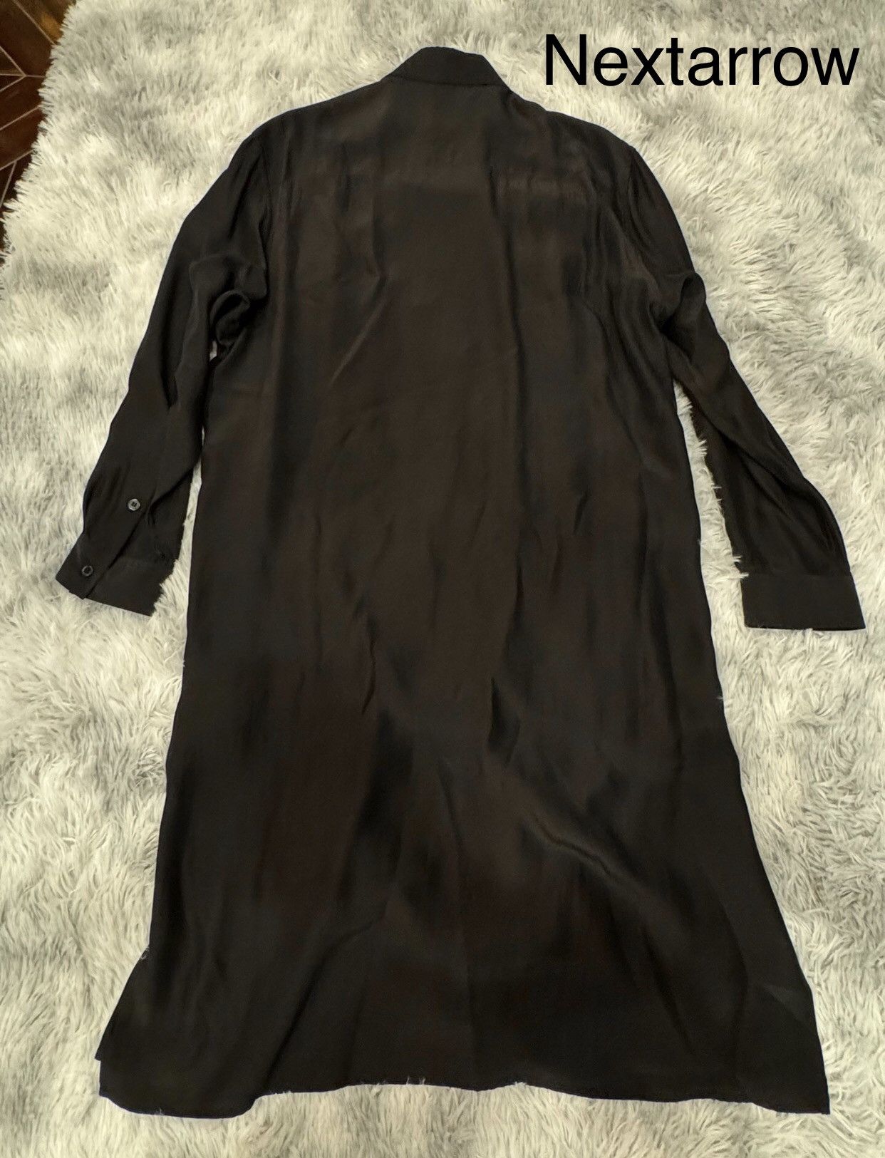 Yohji Yamamoto Yohjiyamamoto Yamamoto Yohji Fan Bingbing silk shirt 2412- Size M / US 6-8 / IT 42-44 - 2 Thumbnail