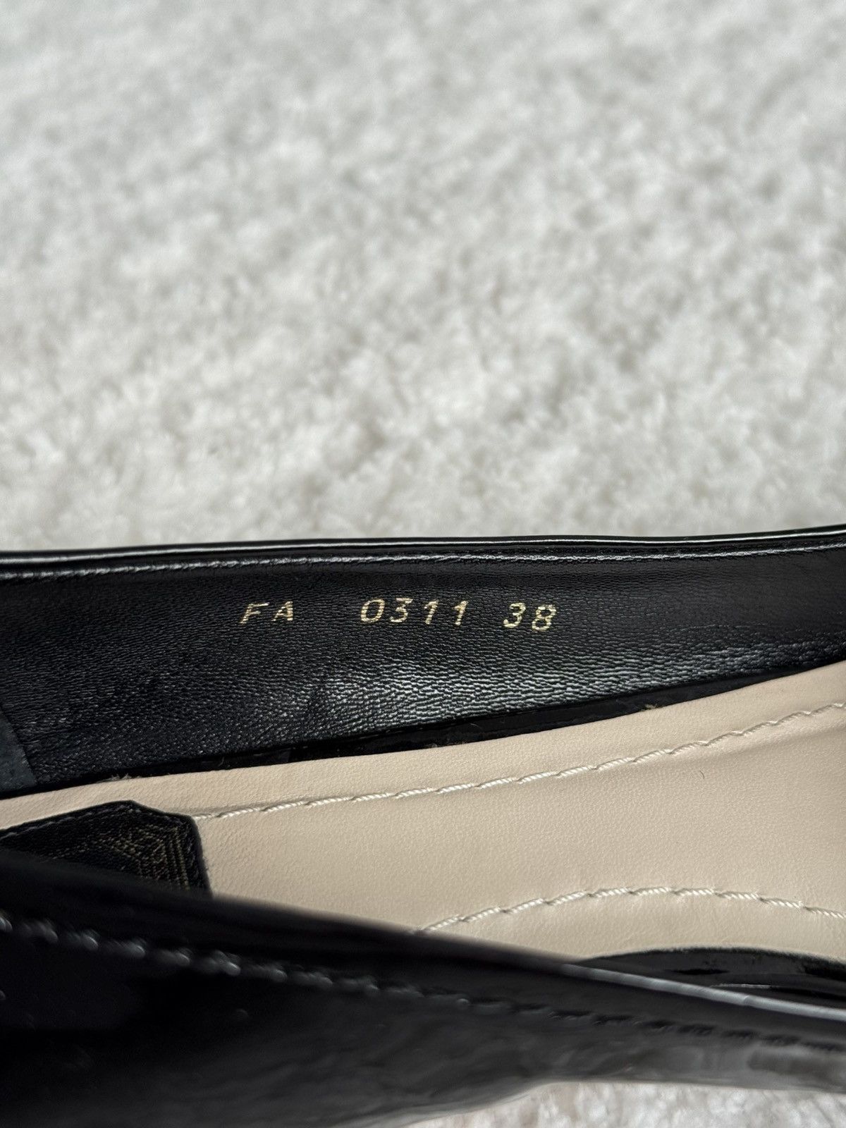 Dior Dior Patent Leather Pointed Toe Bow Ballet Flats Black Size US 8 / IT 38 - 14 Thumbnail