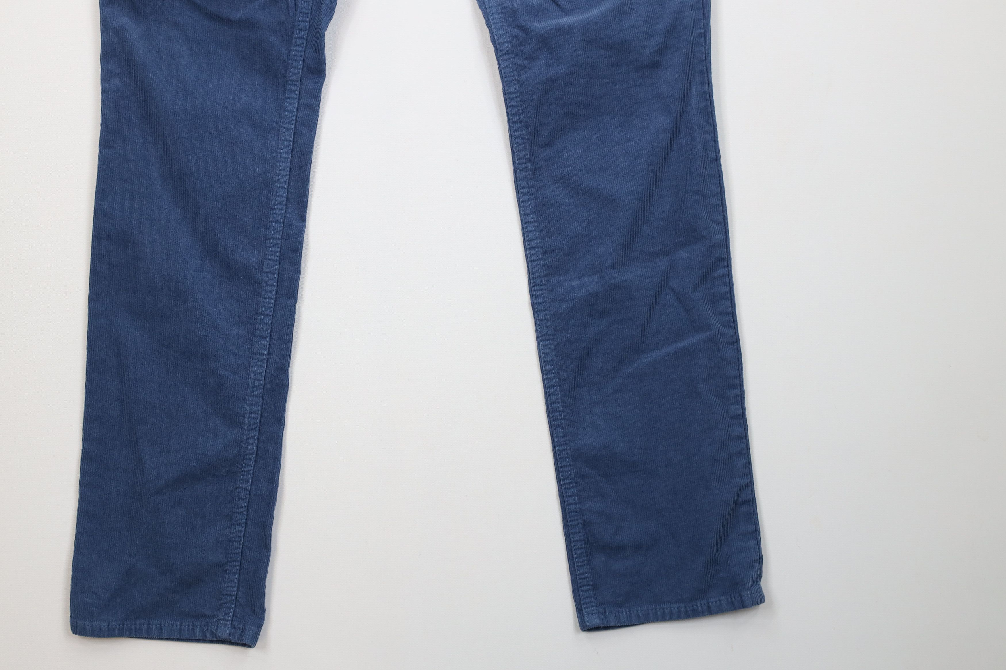 J.Crew J Crew Reid Skinny Straight Leg Corduroy Chino Pants Blue Size 28" / US 6 / IT 42 - 4 Thumbnail